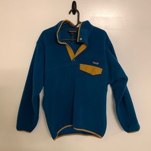XS Patagonia Synchilla Pullover (Turquoise)